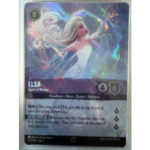 Enchanted Elsa - Spirit of Winter 207/204 Disney Lorcana TCG The First Chapter