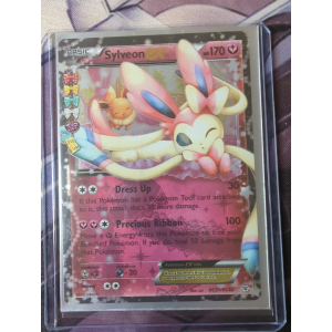 Rare Holo EX Sylveon-EX RC21/83 Pokemon TCG XY Generations