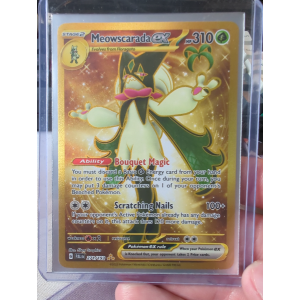 Hyper Rare Meowscarada ex 271/193 Pokemon TCG Scarlet & Violet Paldea Evolved