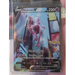 Rare Ultra Mewtwo V 72/78 Pokemon TCG Sword & Shield Pokémon GO