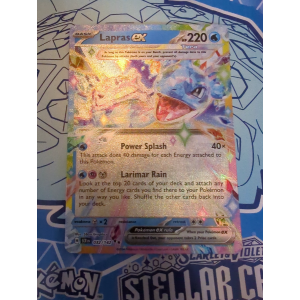 Double Rare Lapras ex 32/142 Pokemon TCG Scarlet & Violet Stellar Crown