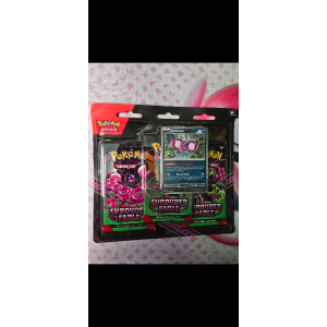 Pokémon TCG Scarlet & Violet Shrouded Fable 3 Pack Blister Pecharunt