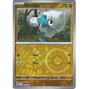 Meditite 82/162 Pokemon TCG Scarlet & Violet Temporal Forces