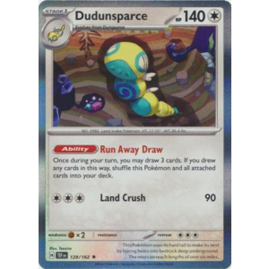 Dudunsparce 129/162 Pokemon TCG Scarlet & Violet Temporal Forces