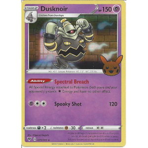 Dusknoir Holo Trick Or Trade Card 