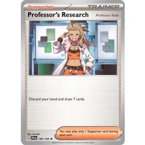 Professor's Research Professor Sada 189/198 Pokemon TCG Scarlet & Violet Scarlet & Violet NON HOLO