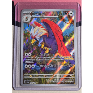 Illustration Rare Braviary 214/191 Pokemon TCG Scarlet & Violet Surging Sparks