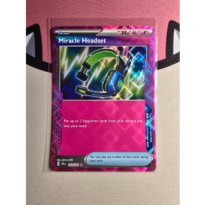 ACE SPEC Rare Miracle Headset 183/191 Pokemon TCG Scarlet & Violet Surging Sparks