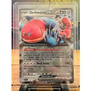 Double Rare Orthworm ex 110/142 Pokemon TCG Scarlet & Violet Stellar Crown