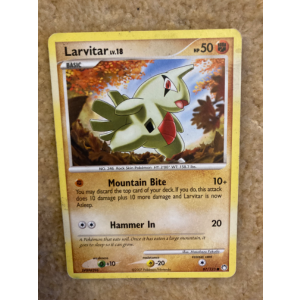 Larvitar 87/123 Pokemon TCG Diamond & Pearl Mysterious Treasures