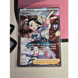 Rare Ultra Candice 189/195 Pokemon TCG Sword & Shield Silver Tempest