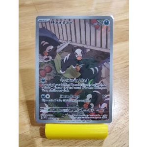 Illustration Rare Houndour 204/197 Pokemon TCG Scarlet & Violet Obsidian Flames