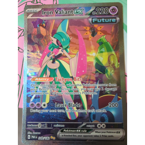 Special Illustration Rare Iron Valiant ex 249/182 Pokemon TCG Scarlet & Violet Paradox Rift