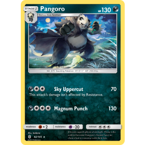 Pangoro 82/145 Pokemon TCG Sun & Moon Guardians Rising