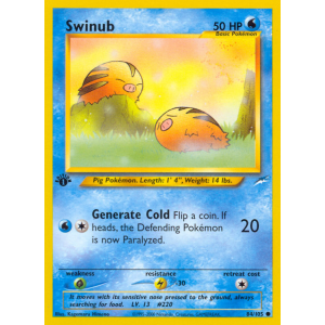 Swinub 84/105 Pokemon TCG Neo Neo Destiny