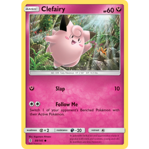 Clefairy 88/145 Pokemon TCG Sun & Moon Guardians Rising