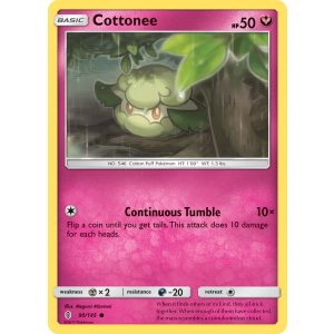 Cottonee 90/145 Pokemon TCG Sun & Moon Guardians Rising