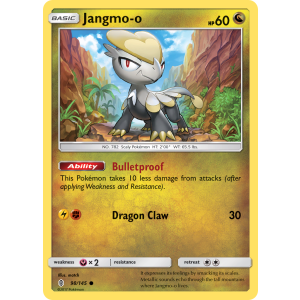 Jangmo-o 98/145 Pokemon TCG Sun & Moon Guardians Rising