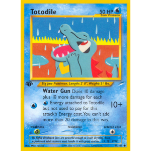 Totodile 85/105 Pokemon TCG Neo Neo Destiny