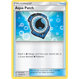 Aqua Patch 119/145 Pokemon TCG Sun & Moon Guardians Rising