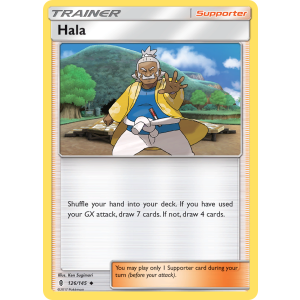 Hala 126/145 Pokemon TCG Sun & Moon Guardians Rising