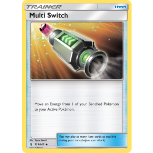 Multi Switch 129/145 Pokemon TCG Sun & Moon Guardians Rising