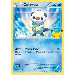  Oshawott 21/25 Pokemon TCG Other McDonald's Collection 2021