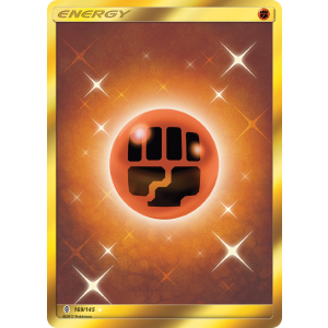 Rare Secret Fighting Energy 169/145 Pokemon TCG Sun & Moon Guardians Rising