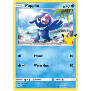  Popplio 23/25 Pokemon TCG Other McDonald's Collection 2021