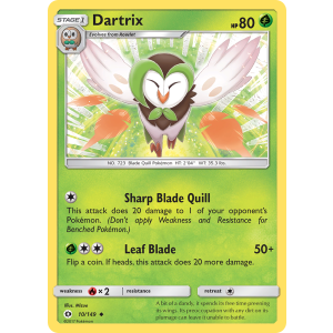 Dartrix 10/149 Pokemon TCG Sun & Moon Sun & Moon