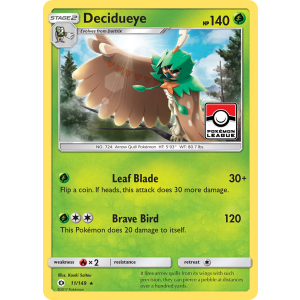 Decidueye 11/149 Pokemon TCG Sun & Moon Sun & Moon