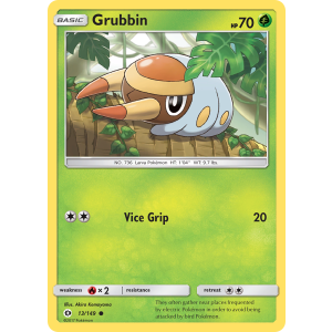 Grubbin 13/149 Pokemon TCG Sun & Moon Sun & Moon