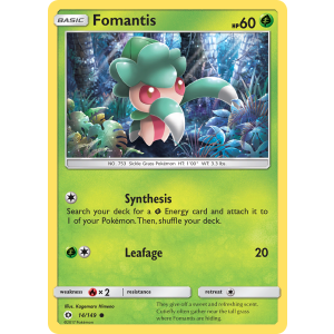 Fomantis 14/149 Pokemon TCG Sun & Moon Sun & Moon