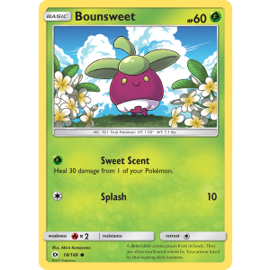 Bounsweet 18/149 Pokemon TCG Sun & Moon Sun & Moon