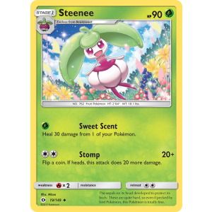 Steenee 19/149 Pokemon TCG Sun & Moon Sun & Moon