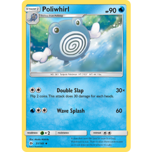 Poliwhirl 31/149 Pokemon TCG Sun & Moon Sun & Moon