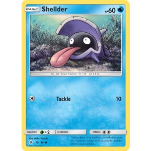 Shellder 33/149 Pokemon TCG Sun & Moon Sun & Moon