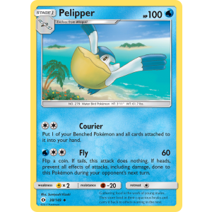 Pelipper 38/149 Pokemon TCG Sun & Moon Sun & Moon