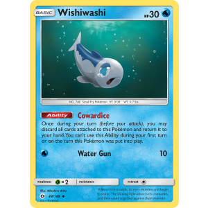 Wishiwashi 44/149 Pokemon TCG Sun & Moon Sun & Moon