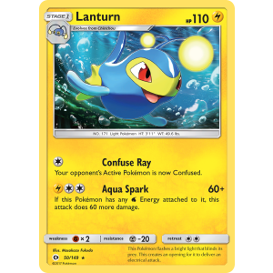 Lanturn 50/149 Pokemon TCG Sun & Moon Sun & Moon