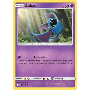 Zubat 54/149 Pokemon TCG Sun & Moon Sun & Moon