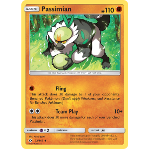 Passimian 73/149 Pokemon TCG Sun & Moon Sun & Moon