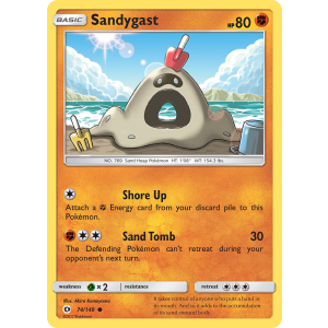 Sandygast 74/149 Pokemon TCG Sun & Moon Sun & Moon