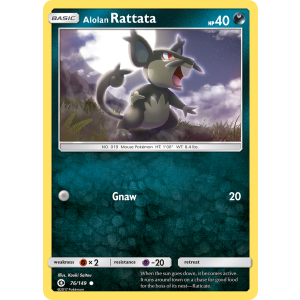 Alolan Rattata 76/149 Pokemon TCG Sun & Moon Sun & Moon