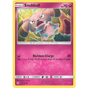 Snubbull 90/149 Pokemon TCG Sun & Moon Sun & Moon