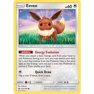 Eevee 101/149 Pokemon TCG Sun & Moon Sun & Moon