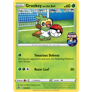  Grookey on the Ball 3/5 Pokemon TCG Other Pokémon Futsal Collection