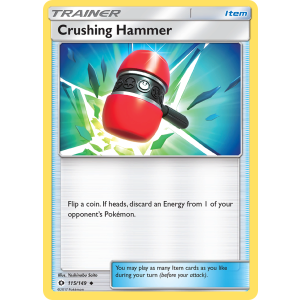 Crushing Hammer 115/149 Pokemon TCG Sun & Moon Sun & Moon