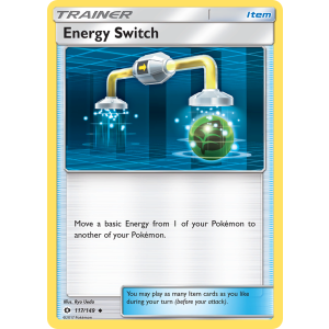 Energy Switch 117/149 Pokemon TCG Sun & Moon Sun & Moon