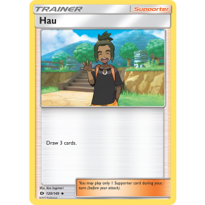 Hau 120/149 Pokemon TCG Sun & Moon Sun & Moon